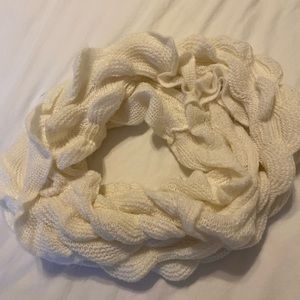 White Infinity Scarf
